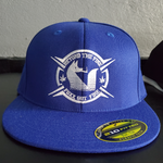 Beyond The Fire Flex Fit Hat-Royal Blue with White Logo