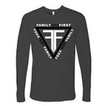 Family First Long Sleeve-Heavy Metal