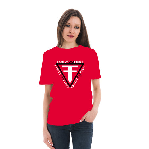 Family First Short Sleeve-Red