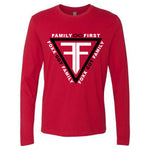 Family First Long Sleeve-Red