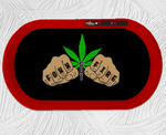 Rolling Tray with Bluetooth Speakers - Red